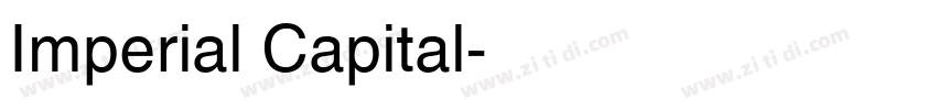 Imperial Capital字体转换